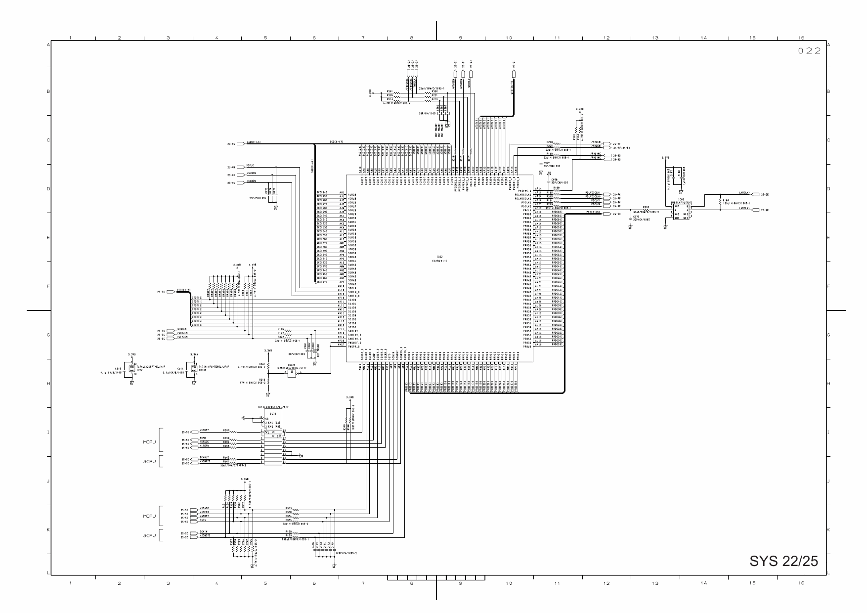 TOSHIBA e-STUDIO 2040c 2540c 3040c 3540c 4540c Circuit Diagram-5